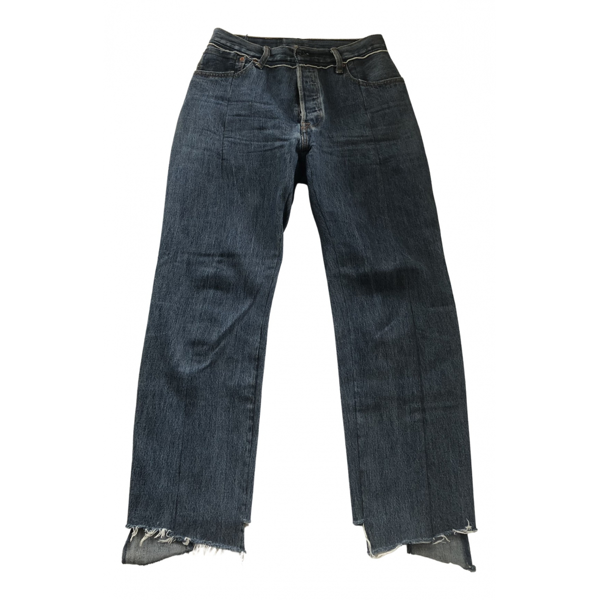 Straight jeans VETEMENTS X Levi's Blue 